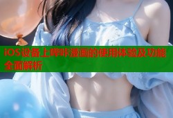 iOS设备上哔咔漫画的使用体验及功能全面解析
