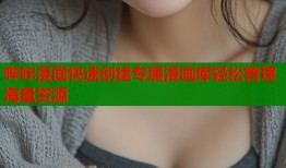 哔咔漫画快速创建专属漫画库轻松管理海量资源