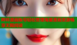哔咔漫画账号轻松管理海量漫画资源畅享无限阅读