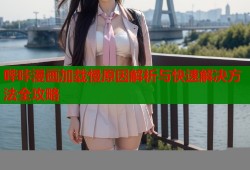 哔咔漫画加载慢原因解析与快速解决方法全攻略