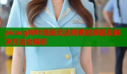 picacg哔咔漫画无法观看的原因及解决方法全解析